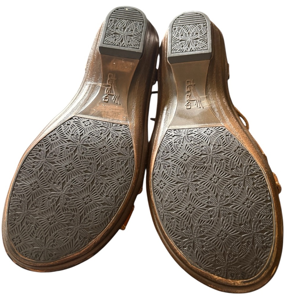 Dansko Calliope flat sandals strappy leather buckle closure 36/6 - Picture 8 of 8